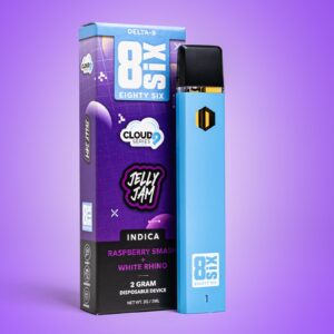 Jelly Jam Elite Edition Delta-9 THC 4G Vape monouso (Raspberry Smash) in vendita